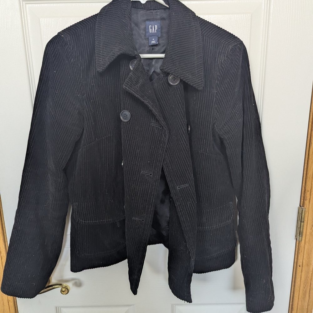 GAP Women's Dark Corduroy Jacket